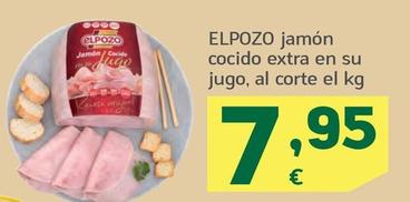 Oferta de Elpozo - Jamon Cocido Extra En Su Jugo por 7,95€ en HiperDino