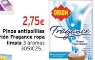 Oferta de Orion - Pinza Antipolillas Rión Fragance Ropa Limpia por 2,75€ en Cadena88