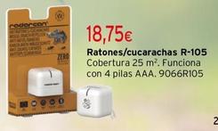 Oferta de Ratones/Cucarachas R-105 por 18,75€ en Cadena88