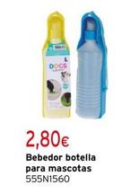 Oferta de Bebedor Botella Para Mascotas por 2,8€ en Cadena88