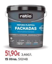 Oferta de Ratio - Pintura Plástica Interior Expert por 51,9€ en Cadena88