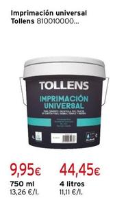 Oferta de Universal - Imprimación Tollens por 9,95€ en Cadena88