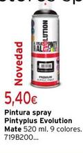 Oferta de Pintyplus - Pintura Spray Evolution Mate por 5,4€ en Cadena88