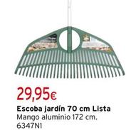 Oferta de Lista - Escoba Jardin 70 Cm  por 29,95€ en Cadena88