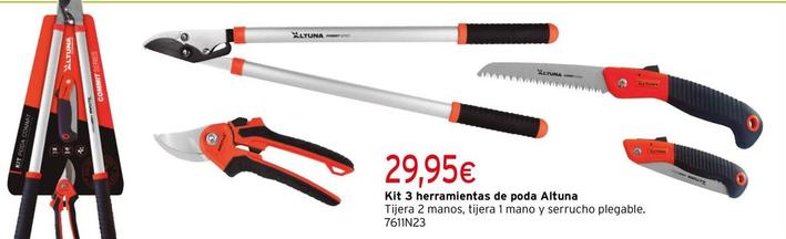 Oferta de Altuna - Kit 3 Herramientas De Poda por 29,95€ en Cadena88