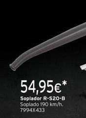Oferta de Ratio - Soplador R-S20-B  por 54,95€ en Cadena88