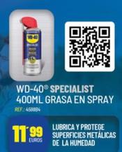 Oferta de Wd-40 - Specialist Grasa En Spray por 11,99€ en Cadena88