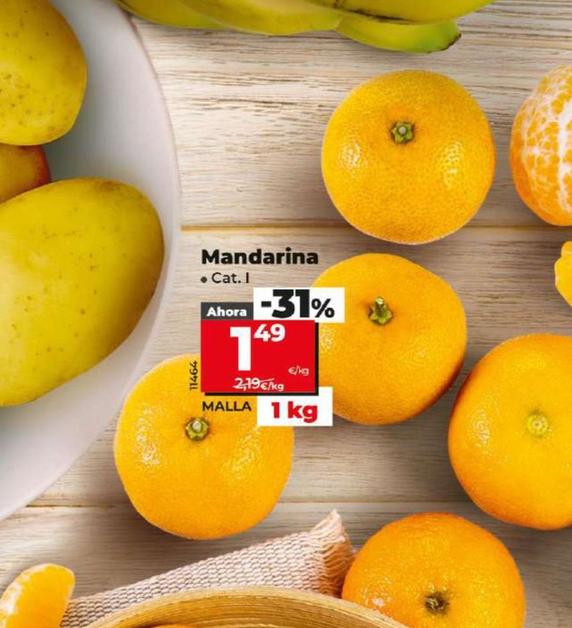 Oferta de Mandarinas por 1,49€ en Dia
