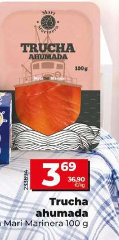 Oferta de Dia Mari Marinera - Trucha Ahumada por 3,69€ en Dia