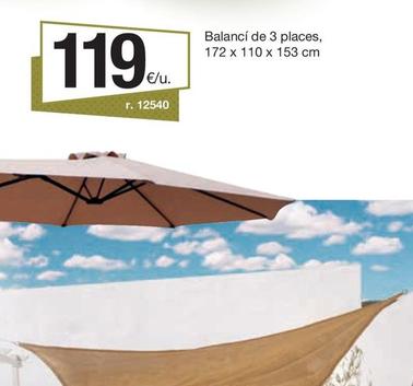 Oferta de Balancí De 3 Places por 119€ en BonpreuEsclat