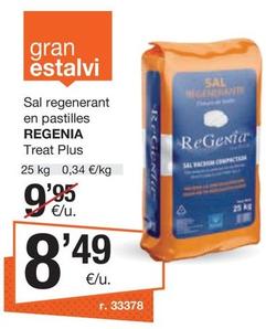 Oferta de Regenia - Sal Regenerant En Pastilles por 8,49€ en BonpreuEsclat