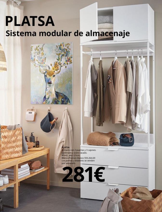 Oferta de Sistema Modular De Almacenaje por 281€ en IKEA