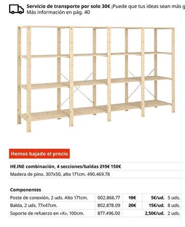 Oferta de Hejne Combinación por 5€ en IKEA