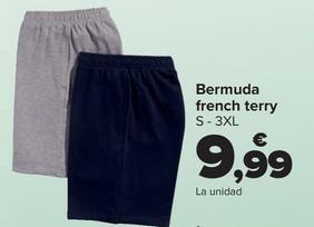 Oferta de Bermuda French Terry por 9,99€ en Carrefour