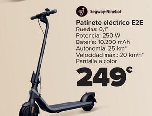 Oferta de Segway-Ninebot - Patinete Eléctrico E2e por 249€ en Carrefour