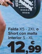Oferta de Falda O Short Con Malla Interior por 12,99€ en Carrefour