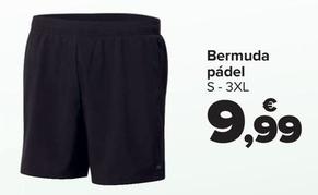 Oferta de Bermuda Padel por 9,99€ en Carrefour