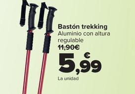 Oferta de Bastón Trekking por 5,99€ en Carrefour