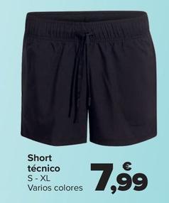 Oferta de Tex - Short Técnico por 7,99€ en Carrefour