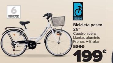 Oferta de Bicicleta Paseo 26" por 199€ en Carrefour