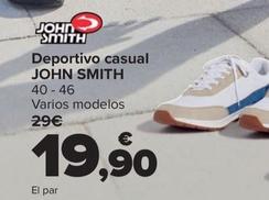 Oferta de John Smith - Deportivo Casual  por 19,9€ en Carrefour