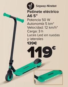 Oferta de Segway-Ninebot - Patinete Eléctrico A6 5" por 119€ en Carrefour