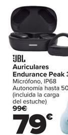 Oferta de JBL - Auriculares Endurance Peak 3 por 79€ en Carrefour