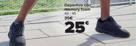 Oferta de Tex - Deportivo Con Memory Foam por 25€ en Carrefour
