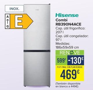 Oferta de Hisense - Combi RB390N4ACE por 469€ en Carrefour