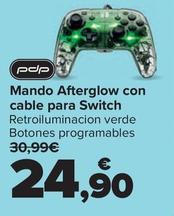Oferta de Pdp - Mando Afterglow Con Cable Para Switch por 24,99€ en Carrefour