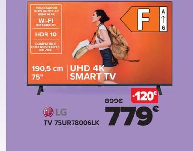 Oferta de Lg - Tv 75ur78006lk por 779€ en Carrefour