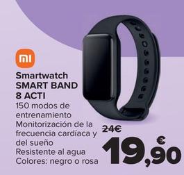 Oferta de Xiaomi - Smartwatch  SMART BAND 8 ACTI por 19,9€ en Carrefour
