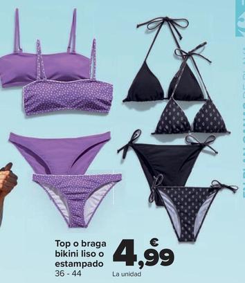 Oferta de Tex - Top O Braga Bikini Liso O Estampado por 4,99€ en Carrefour