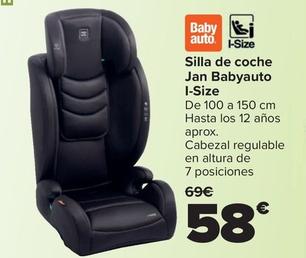 Oferta de Babyauto - Silla De Coche Jan I-Size por 58€ en Carrefour