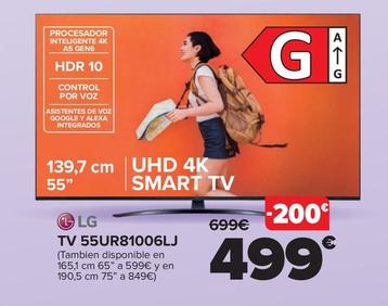 Oferta de Lg - TV 55UR81006LJ por 499€ en Carrefour