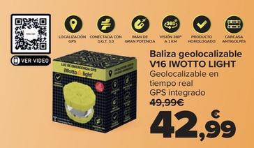 Oferta de Baliza Geolocalizable V16 por 42,99€ en Carrefour