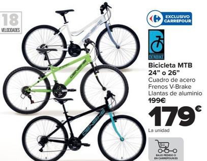 Oferta de Bicicleta MTB por 179€ en Carrefour