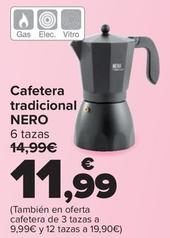 Oferta de Nero - Cafetera Tradicional por 11,99€ en Carrefour