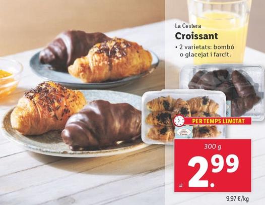 Oferta de La Cestera - Croissant por 2,99€ en Lidl