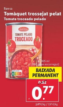 Oferta de Baresa - Tomate Troceado Pelado por 0,77€ en Lidl