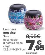 Oferta de Lámpara Mosaico por 7,95€ en Carrefour