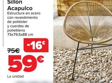 Oferta de Sillón Acapulco por 59€ en Carrefour