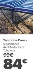 Oferta de Tumbona Camp por 84€ en Carrefour