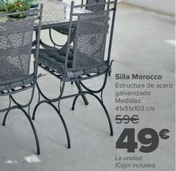 Oferta de Silla Morocco por 49€ en Carrefour
