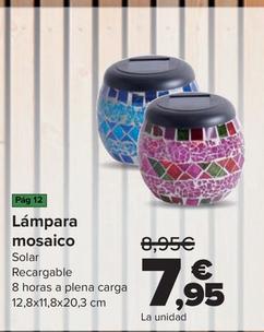 Oferta de Lampara Mosaico por 7,95€ en Carrefour