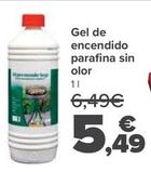 Oferta de Gel De Encendido Parafina Sin Olor por 5,49€ en Carrefour