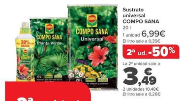 Oferta de Compo Sana - Sustrato Universal por 6,99€ en Carrefour