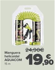 Oferta de Aquacom - Manguera Helicoidal por 19,9€ en Carrefour