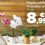 Oferta de Planta Artificial Orquídea En Maceta por 8,99€ en Carrefour