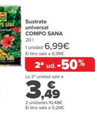 Oferta de Compo Sana  - Sustrato universal por 6,99€ en Carrefour